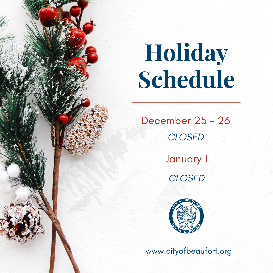 Holiday Schedule 2023 Graphic