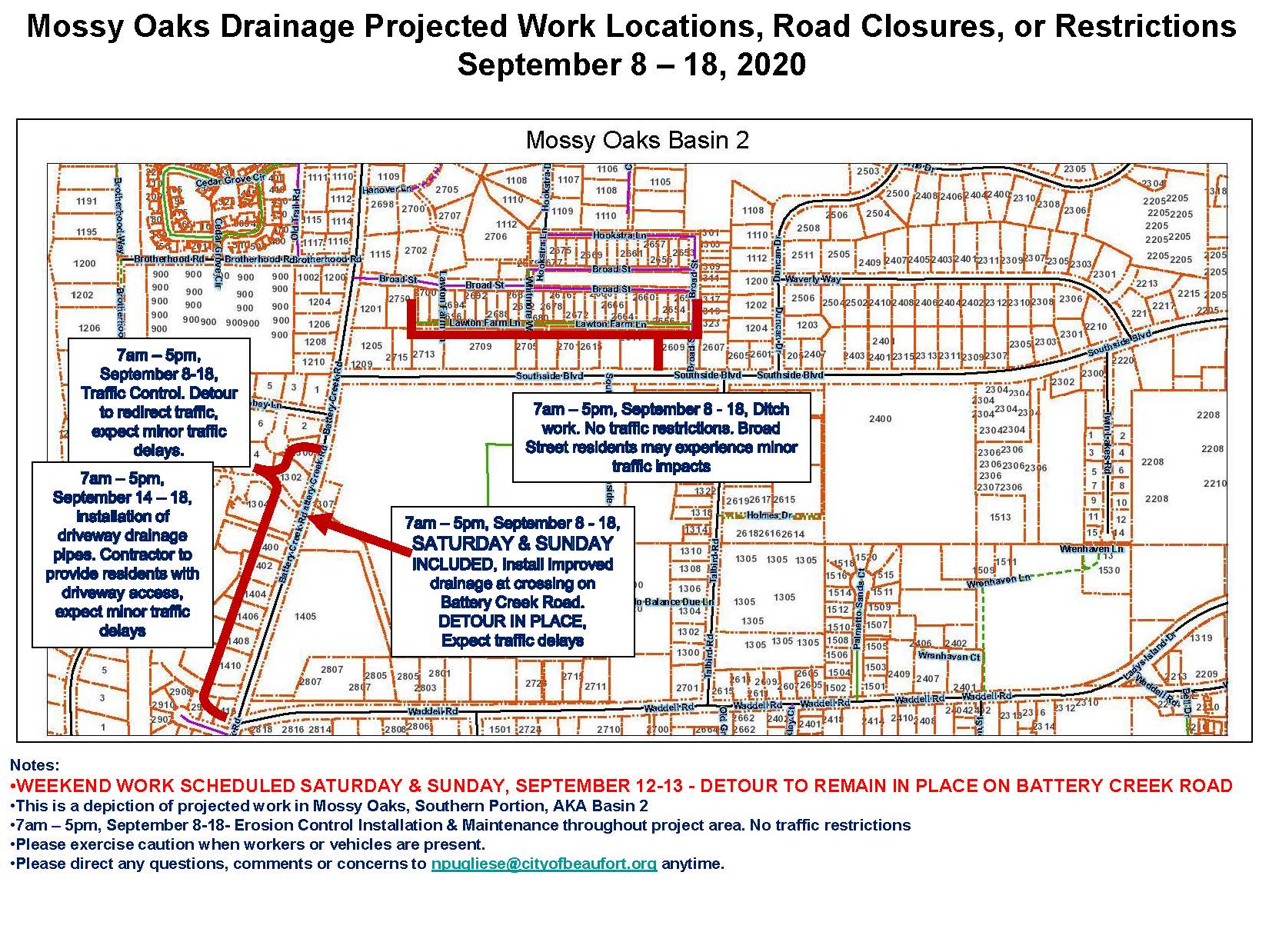 Basin 2 update Sept. 8-18