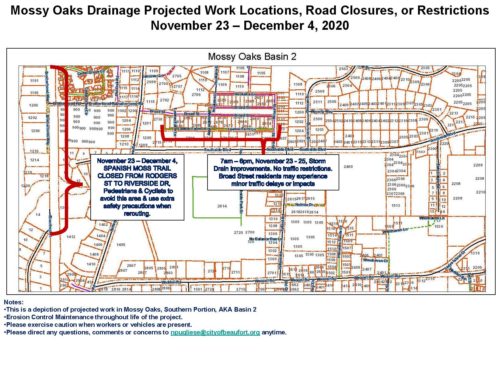 Basin 2 through Dec. 4