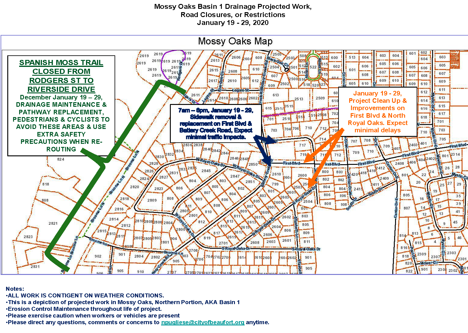 Basin 1 through Jan. 29