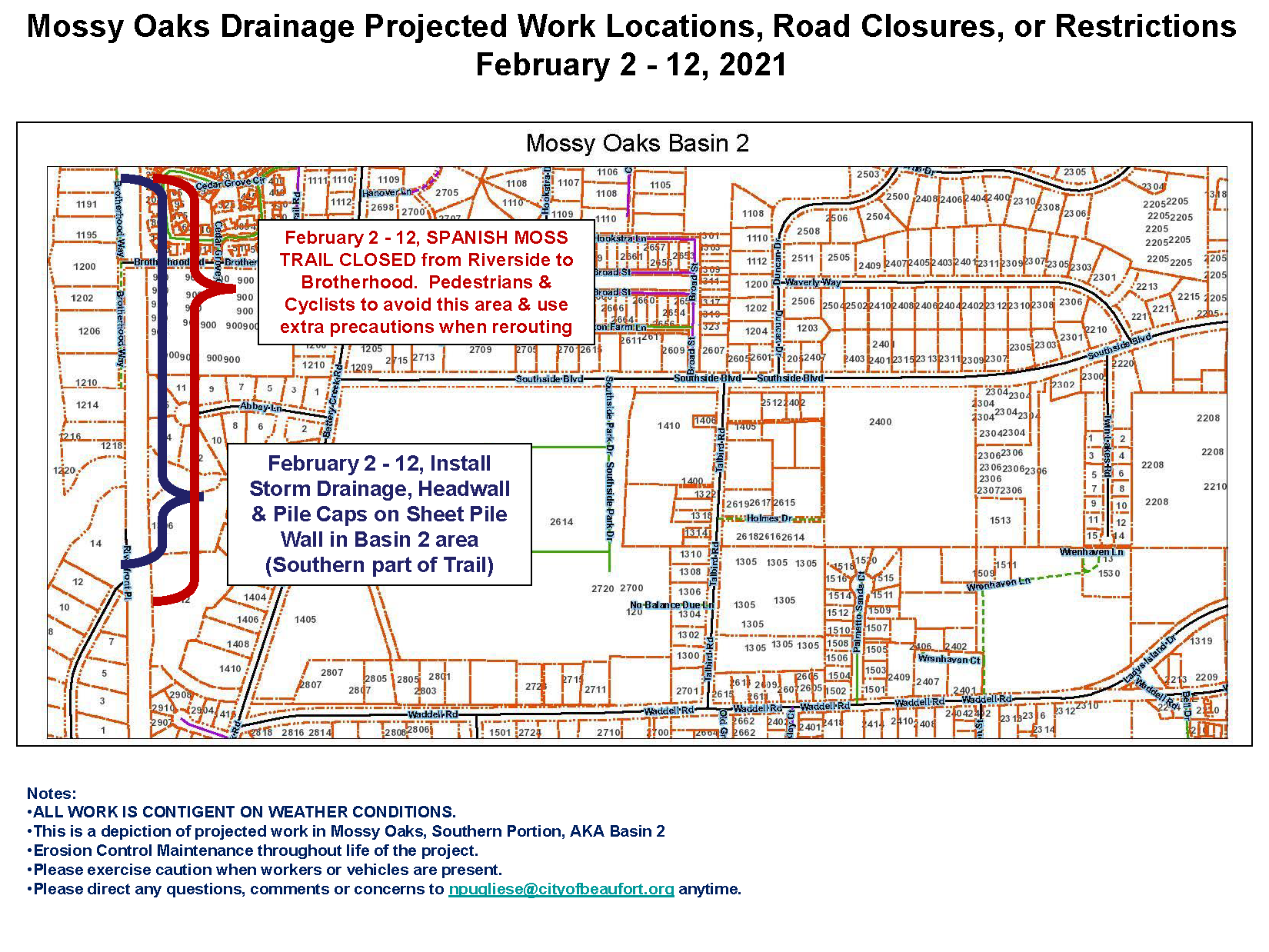 Basin 2 through Feb. 12