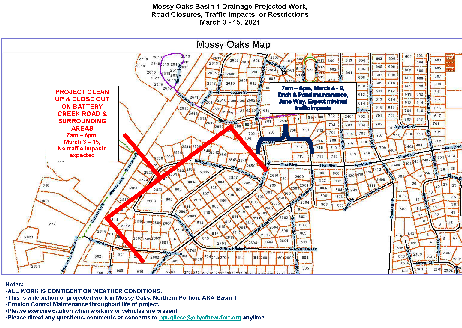 Basin 1 thru Mrch 15