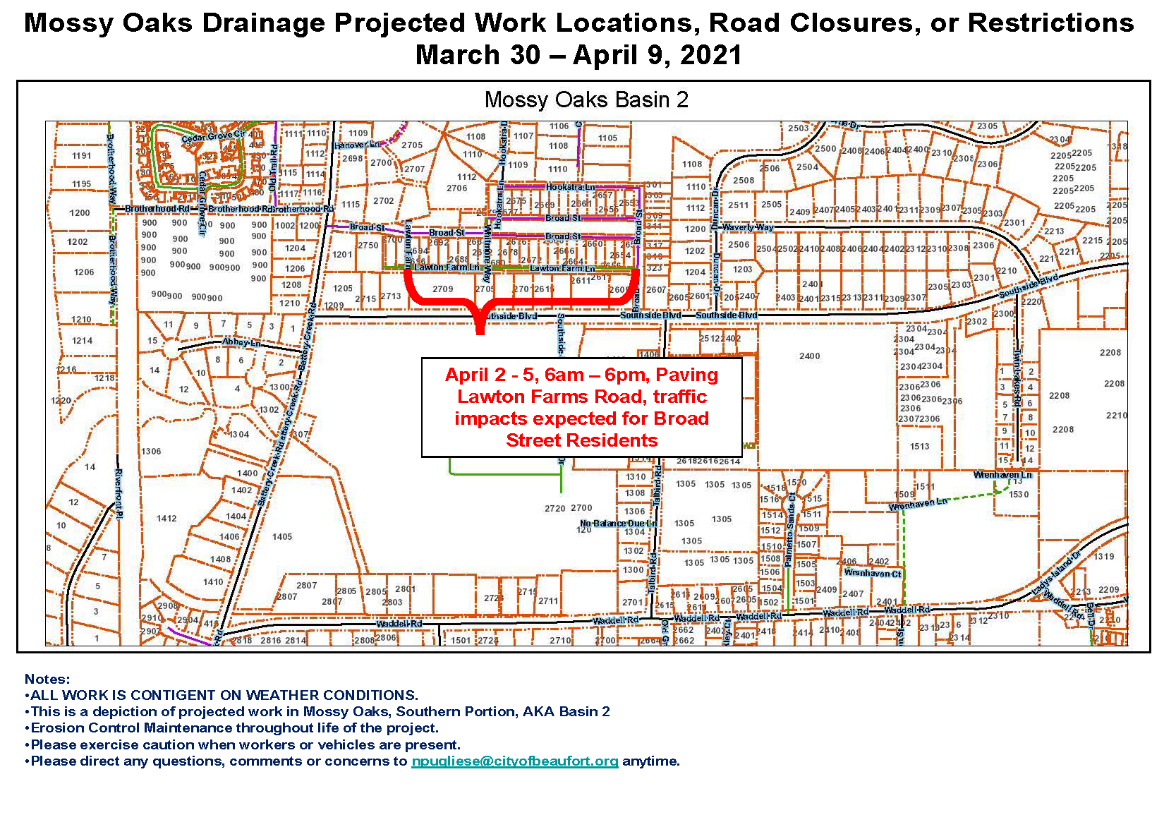 Basin 2 thru April 9