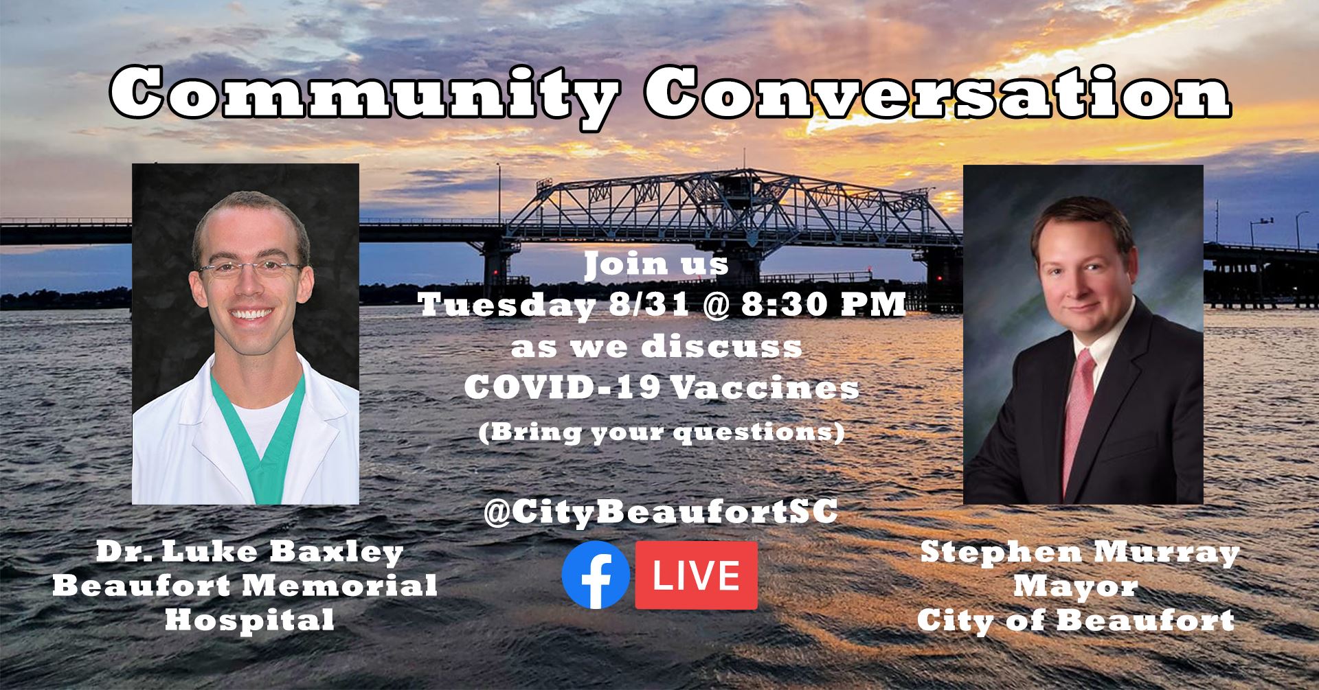 Community Conversation with Baxley Graphic